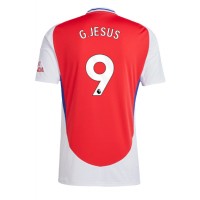 Camisa de Futebol Arsenal Gabriel Jesus #9 Equipamento Principal 2024-25 Manga Curta